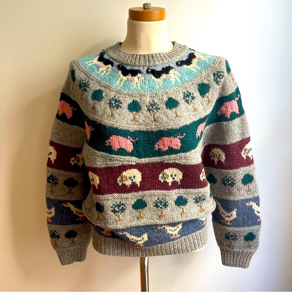 Cozy Multicolor Patterned Sweater